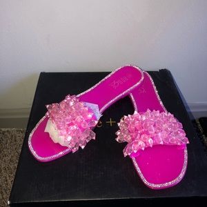 Pink Gem Sandals